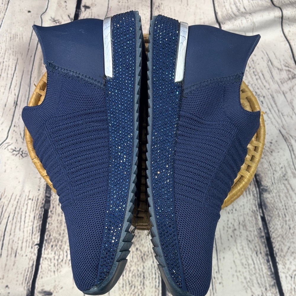 Kenneth Cole Navy Textured Sneakers - Picture 7 of 10